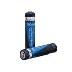 02 PILHAS RECARREGÁVEL AAA 1100mAh