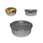 02 Potes Redondo Com Tampa Lacre De Aluminio N16