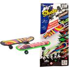 Kit 20 Unidades Skate de Dedo Mini Fingerboard Infantil Colorido - Dupari