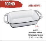 03 Assadeiras De Alça Retangular 3,5Lts Grande - Marinex