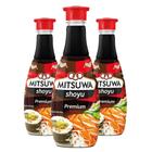 03Un Shoyu Premium Mitsuwa 500 Ml Para Comida Japonesa Oriental Sushi Sashimi Temaki