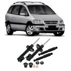 04 Amortecedores + Kit Batente Dianteiro Chevrolet Zafira 2001 Até 2012 O Par