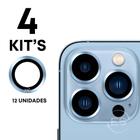 04X Kits Película de Proteção Lente Câmera Para iPhone 13 Pro 13 Pro Max - Beleza, Charme e Proteção