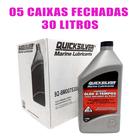 05 Caixas Fechadas Óleo TCW3 Quicksilver 2T Motor Popa 30Lts