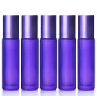 05 Frascos 10 Ml Roll-On Fosco Cor Roxo Lavanda