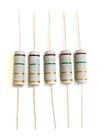 05 Resistor Potência 1R5 5W 5% Filme de Carbono