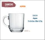 06 Caneca Aspen 300ml-Café C/Leite-Cappuccino-Chocolate-Chá