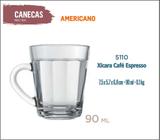 06 Xícaras Americano Café Expresso Curto Quentão 90Ml - Nadir Figueiredo