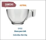 06 Xícaras Café Curto Pequeno - Astral 90Ml - Duralex