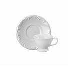 06 Xícaras de Café c/ Pé e Pires Pomerode 70mL - Porcelana Schmidt