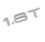 1 Adesivo Emblema 1.8T 1.8 T Cromado Audi Golf Bora