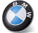 1 Adesivo Emblema Bmw Aluminio Joystick Cambio 29Mm