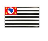 1 Bandeira Estado São Paulo Resinada Colante Veiculos Moto