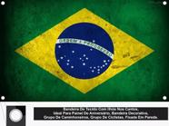 1 Bandeira Personalizada Brasil,sombreada,uma Face 130x80cm