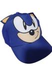 1 Boné Do Sonic Kids Com Orelhinha