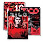 1 Caderno C/D 1 Matéria Zico 80fls Time Flamengo Com Poster - Credeal