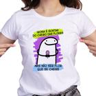 1 Camiseta Bonequinho Flork Meme Ironia é Gostar do Cheiro das Flores mas não ser Flor que se Cheire Camisa Divertida