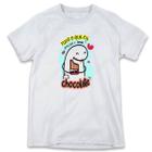 1 Camiseta Flork Frases Tudo Que Preciso É Chocolate