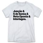 1 Camiseta Fórmula 1 Interlagos Corrida Circuitos Personalizada