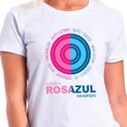 1 Camiseta Outubro Rosa Novembro Azul Prevenção Auto Estima