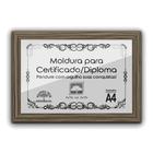 1 Certificado Diploma A4 com Tela de Acetato e MDF