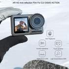 1 conjunto ar hd anti-reflexo filme tela câmera lente protetor para dji osmo ação