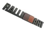 1 Emblema Ralliart Mitsubishi Lancer Asx Evo Triton Traseiro - Stickkar