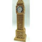 1 Estátua miniatura do Big Ben NA COR dourada em Tam 15 Cm altura