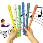 1 Flauta Doce Infantil Brinquedo Instrumento Plástico Barato