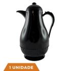 1 Garrafa Térmica Classic Preta Café Leite Chá 1L Portátil