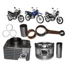 1 Kit Cilindro+Kit Biela Mahle Yamaha YBR 125 ED 0.1 L 2V 2009 A 2015 - MAHLE-METAL LEVE