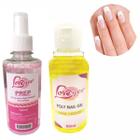 1 Kit Prep Higienizador Monomer Liquido Poligel Acrigel Unha