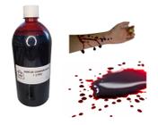 1 Litro Sangue Artificial Falso p/ Festa, efeitos especiais e cosplay