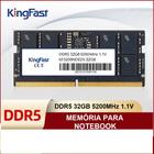 1.Memória Notebook, DDR5 16GB 32GB 5200MHz, 260Pin, 1.1V