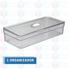 1 Organizador Geladeira Tampa 3,6L Tela Porta Ovos Acrílico - PLASTUTTI