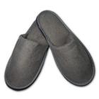 1 Par Chinelo Pantufa Slim Plush Aveludado Masculino Cinza 37/38