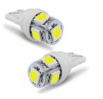 1 Par De Lâmpada Pingo 5 Leds T10 Xenon Super Branca