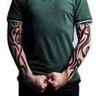 1 Par De Manga Tattoo Manguito Tatuagem Falsa bike moto UV