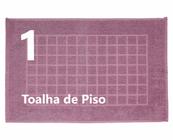 1 Piso Toalha Para Banheiro Dohler Felpudo Royal 45x70 Cm