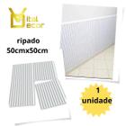 1 Placa ripado 3D pvc pra parede 50x50cm