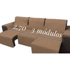 1 protetor de sofa 2,70 3mod + 1 protetor de sofa 2,70 inteiro