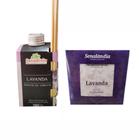 1 Sachê Perfumado Lavanda Grande 25g + 1 Aromatizador Lavanda 280ml Marca Senalândia - Envio Já