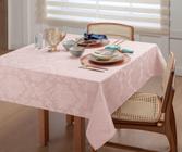 1 Toalha D Mesa E Tecido Jacquard Jacard Para Mesa 2,20x1,40 COR ROSE