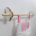 1 Varão nuvem 60cm para porta fraldas decorativo quarto - Hanger Decor