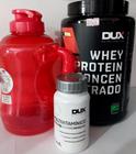 1 Whey Protein Concentrado sabor baunilha + multivitamínico + garafa 1,6L