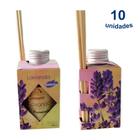 10 Aromatizador Ambiente Lavanda Difusor Vareta Aromatizante Perfume Casa 100ml Luz Aroma - Envio Já