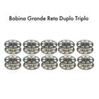 10 Bobinas Grande Metal Furada Máquina Reta Transporte Duplo Triplo Industrial