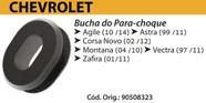 10 Bucha do Retentor Para-choque Dianteiro - GM Agile Astra Corsa Novo - Vectra Zafira Montana P238 - PLASTCAR