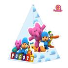 10 Caixas Cone Pocoyo com Personagem e Aplique 3D - Qfestança