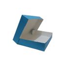 10 Caixas De Papel Para Presente Azul 27x19,5x5cm R2